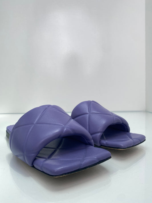 Bottega Purple Padded Slide 39