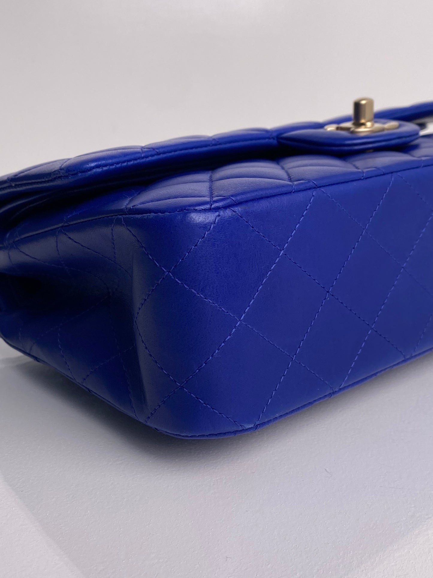 Chanel Medium Royal Blue Lambskin Matte GHW