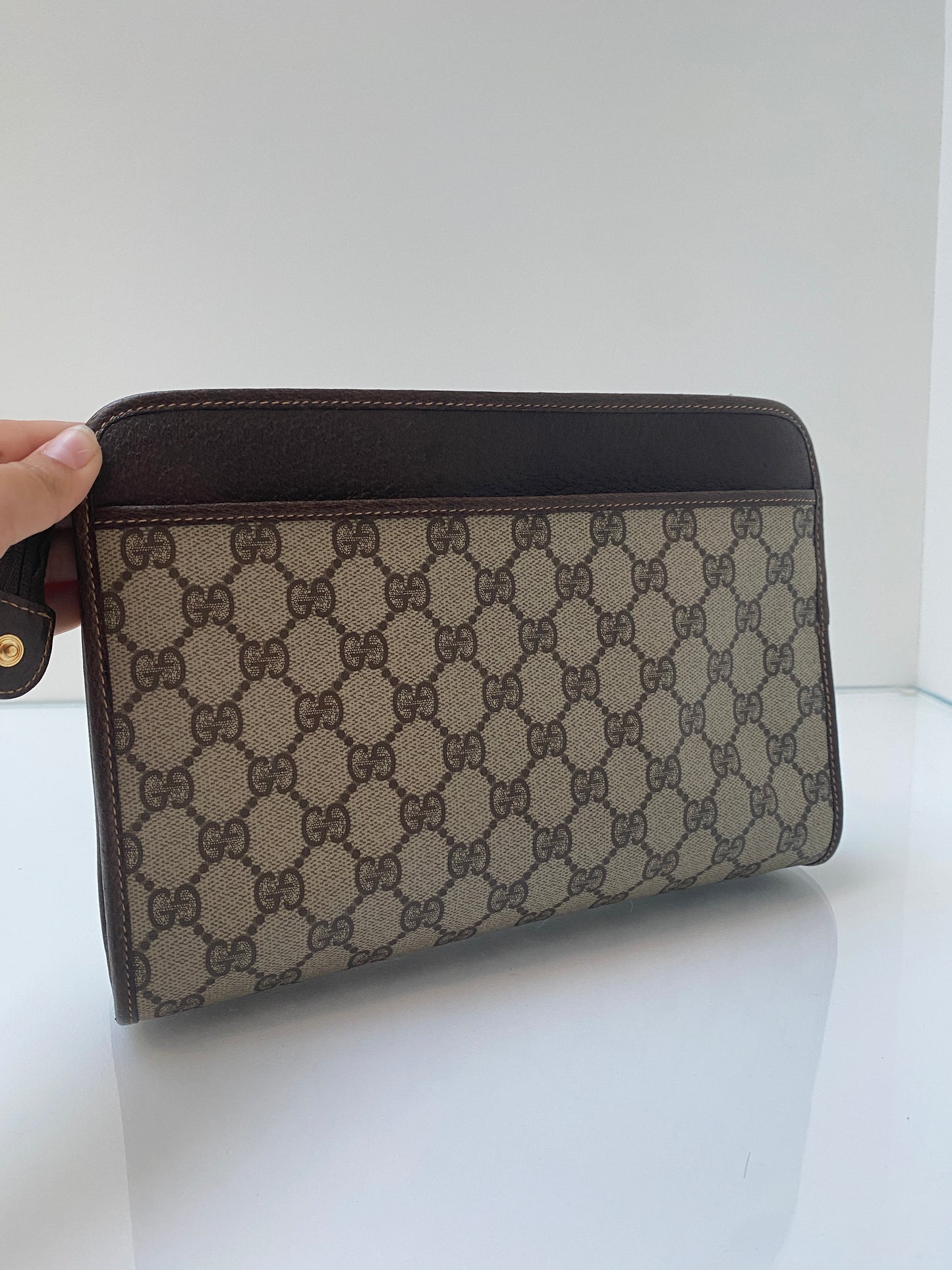 Gucci Monogram Pouch Bag