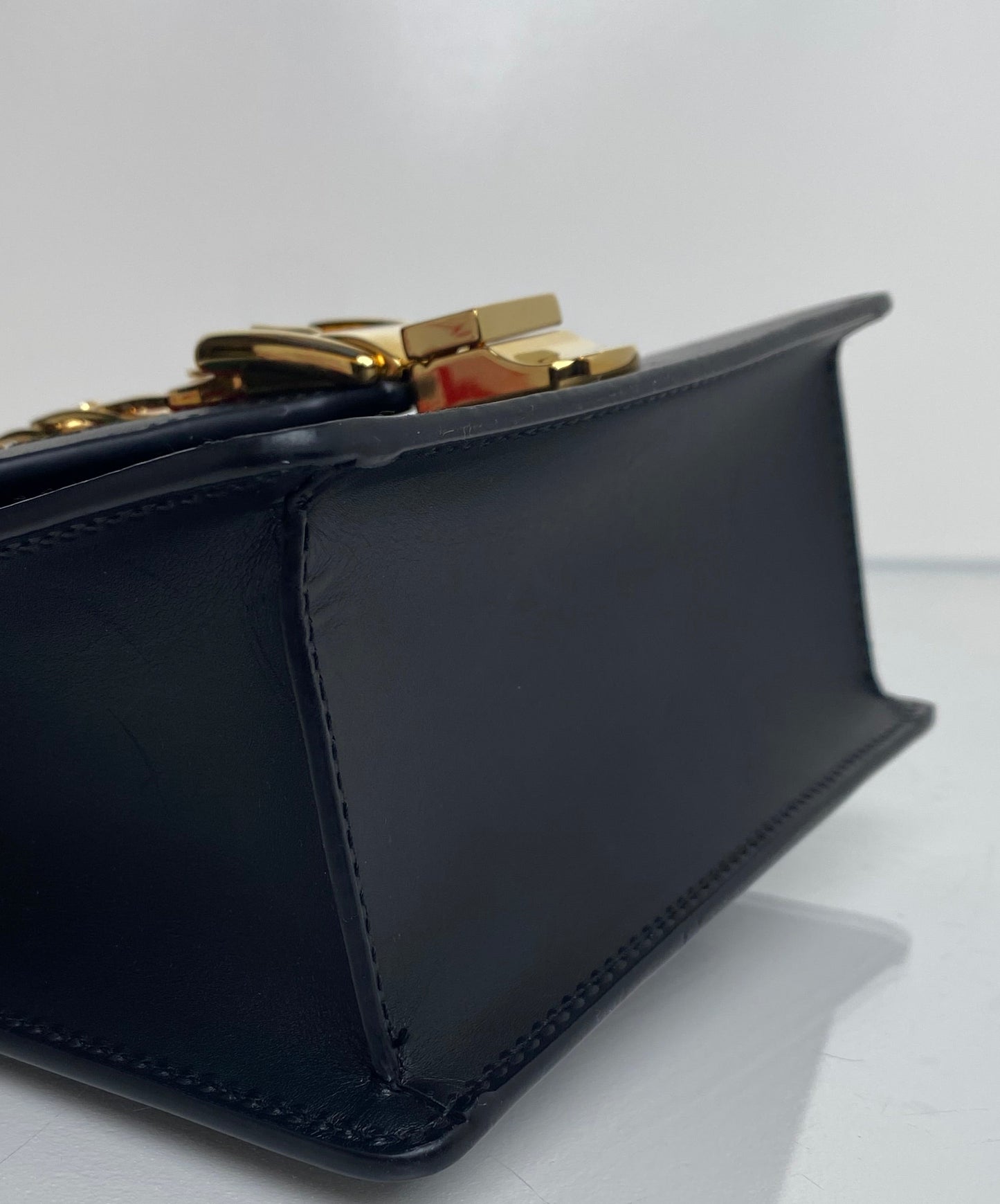 Gucci Black Webstripe Mini Sylvie Bag GHW