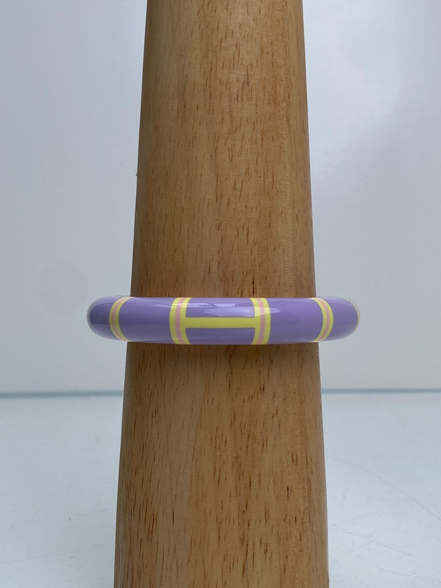 Hermes Purple, Yellow, & Orange Stripe Equipe Nautique Bangle