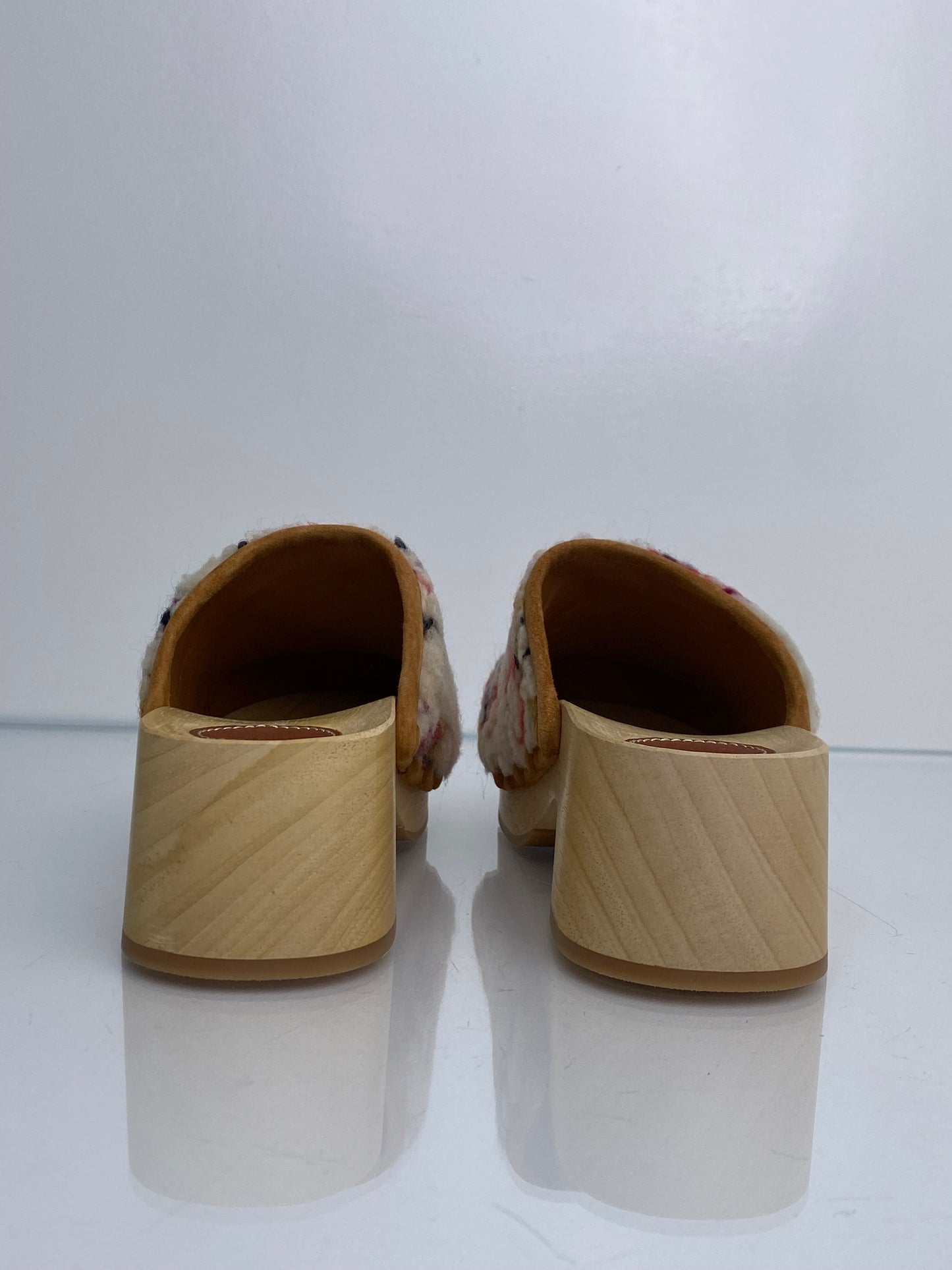 Chloe Joy Shearling Clogs, 37