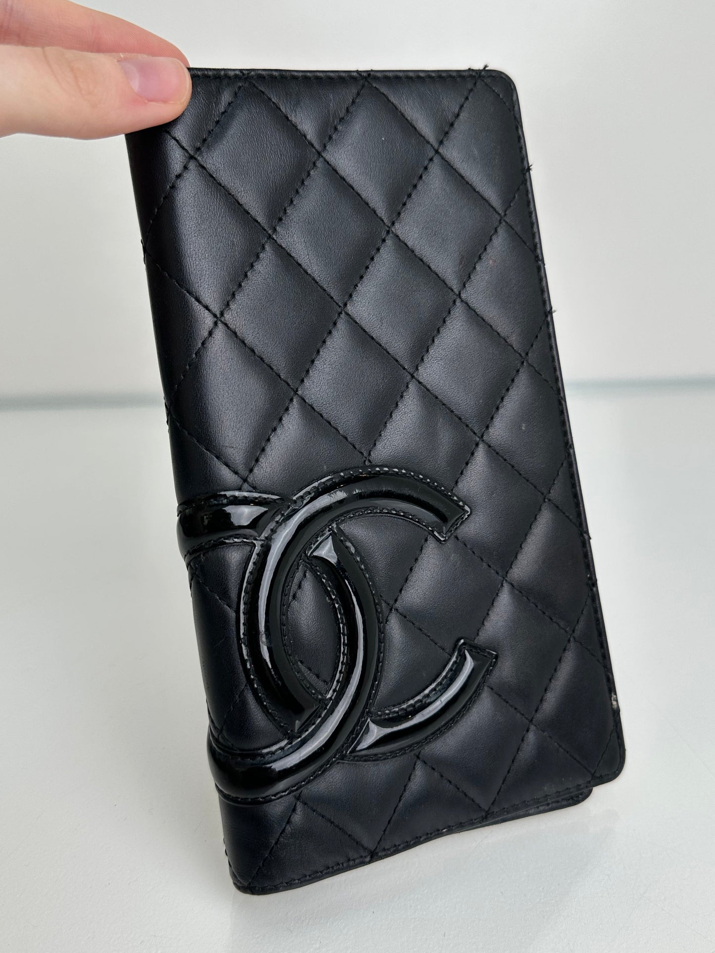 Chanel Black Quilted Calfskin Agenda Cover