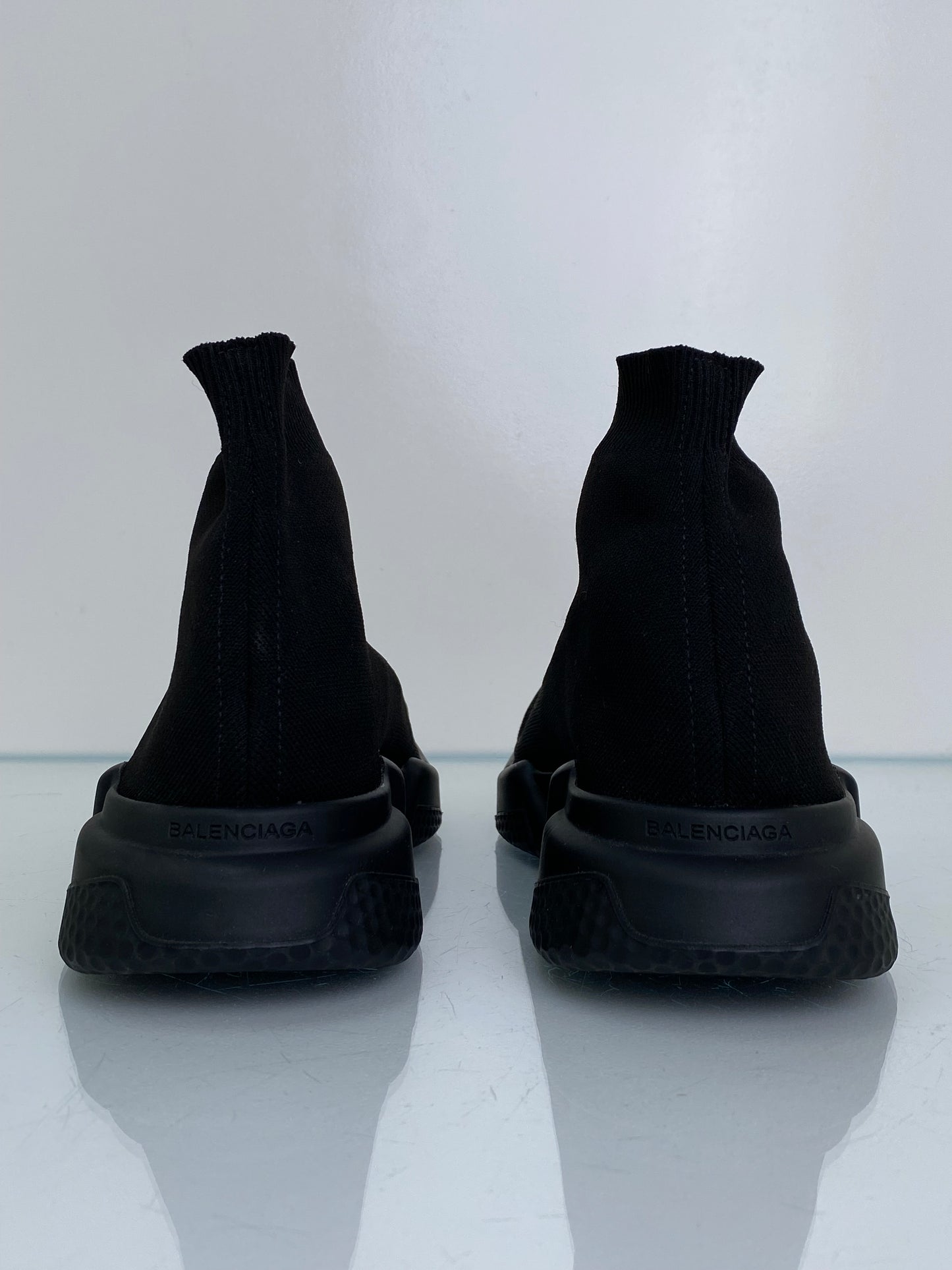 Balenciaga Men’s Black Speed 2.0 Sneakers, 42