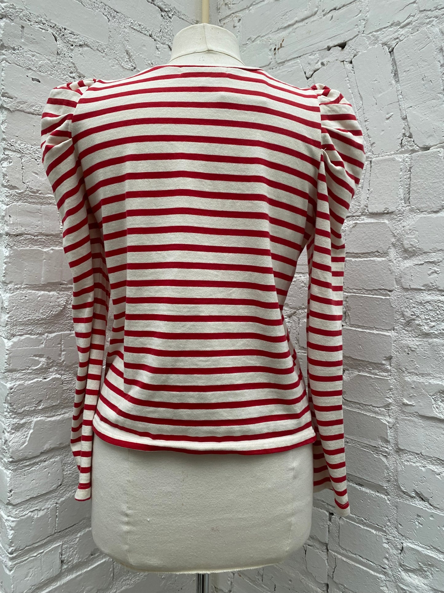 Rebecca Minkoff Red Stripe Top, M