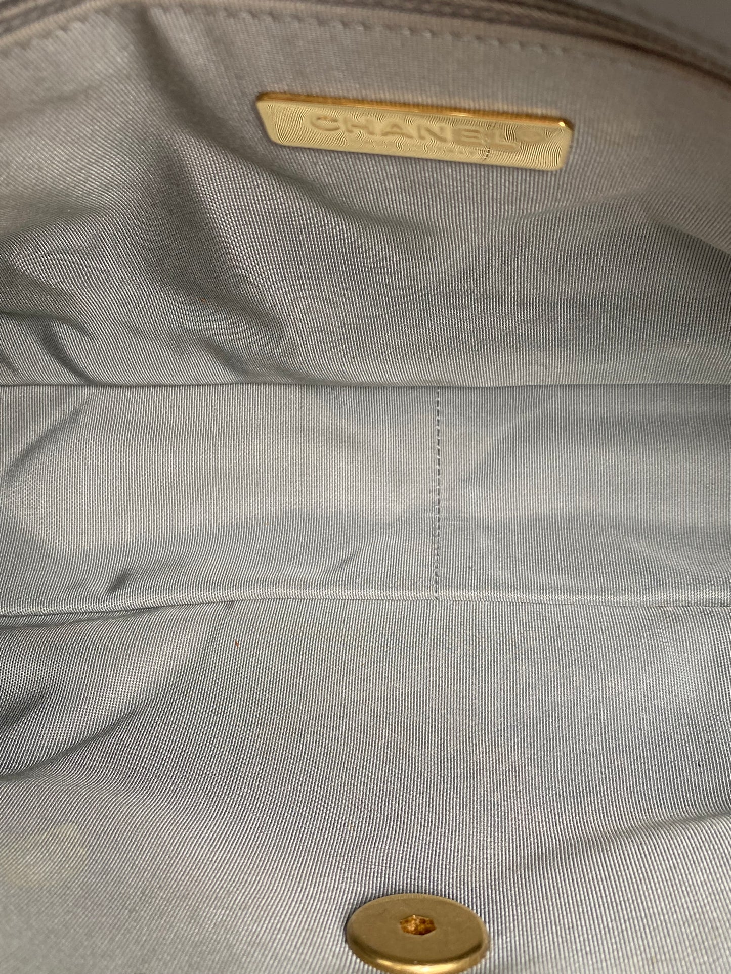 Chanel 19 Large Grey Calfskin TTHW
