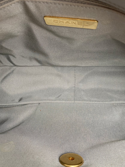Chanel 19 Large Grey Calfskin TTHW