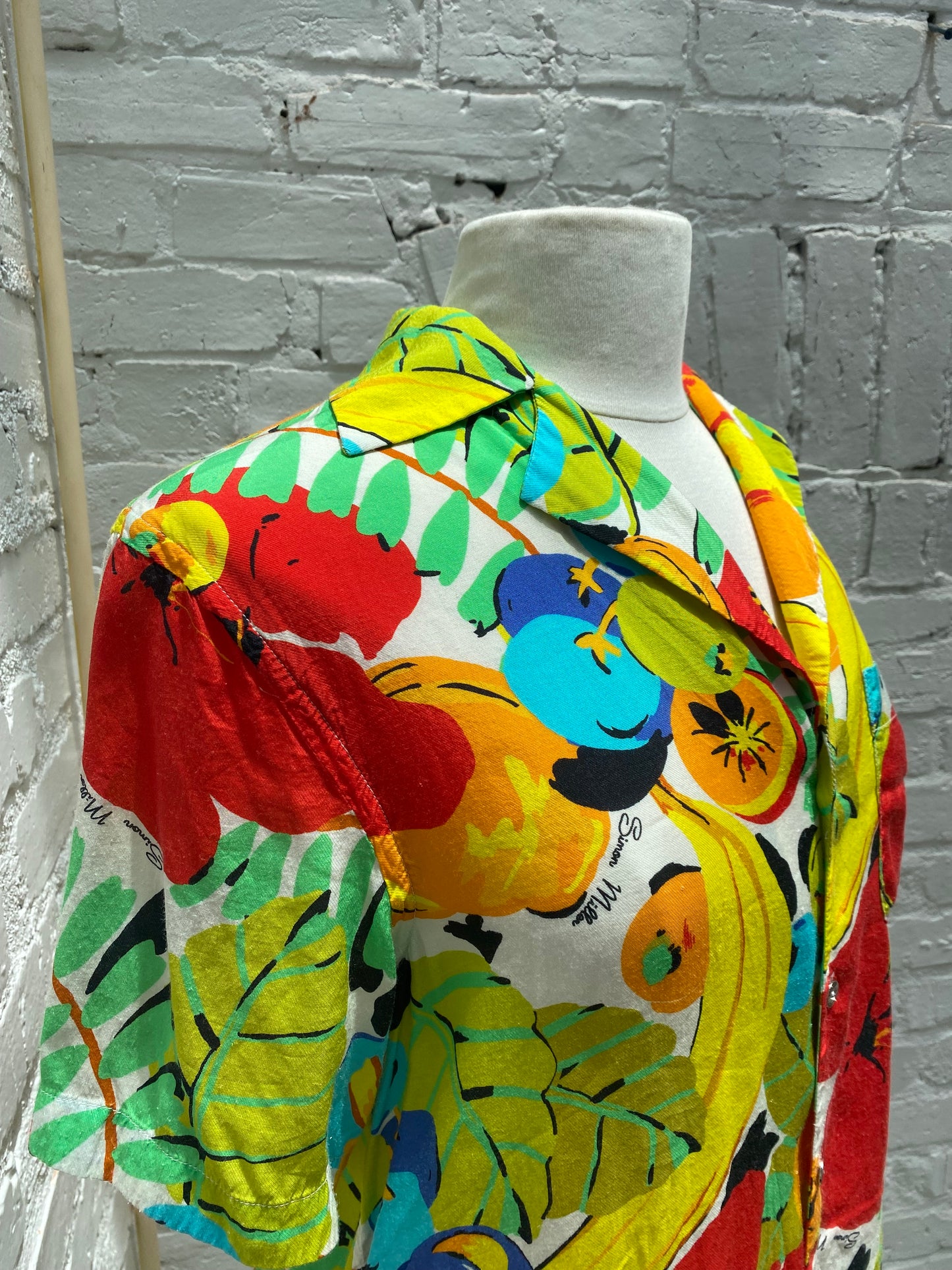 Simon Miller Yellow, Red, & Blue Top, XS