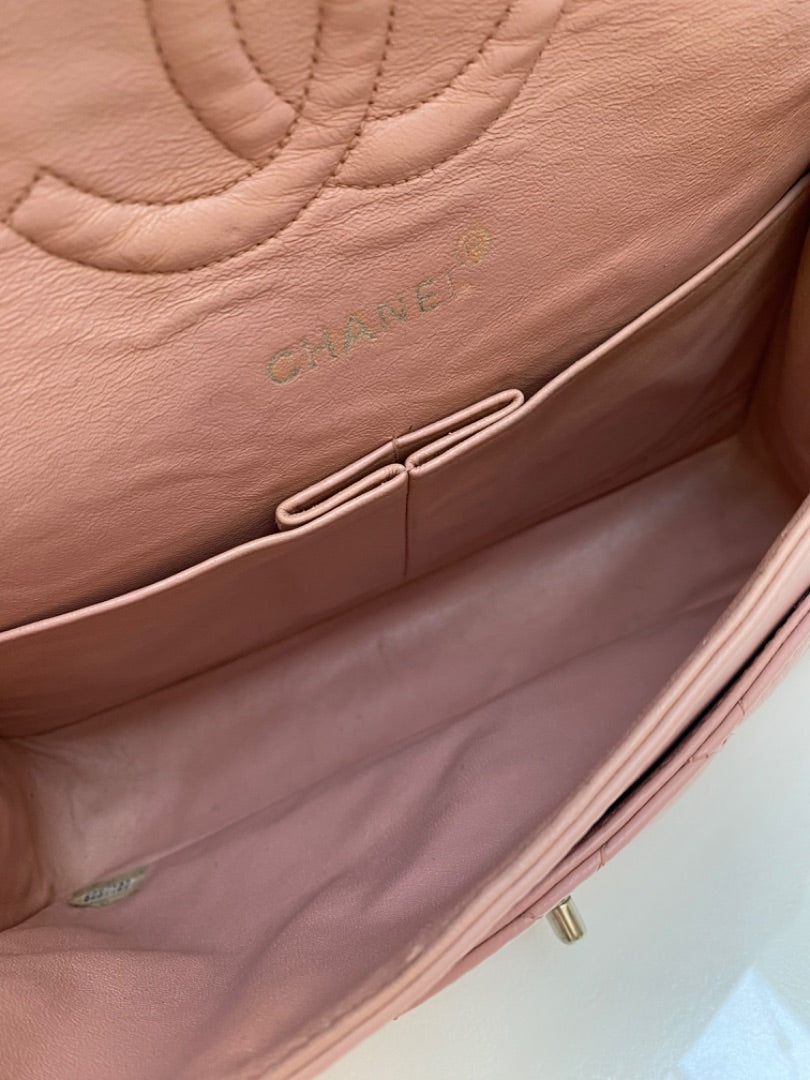 Chanel Classic Double Flap Medium Pink SHW