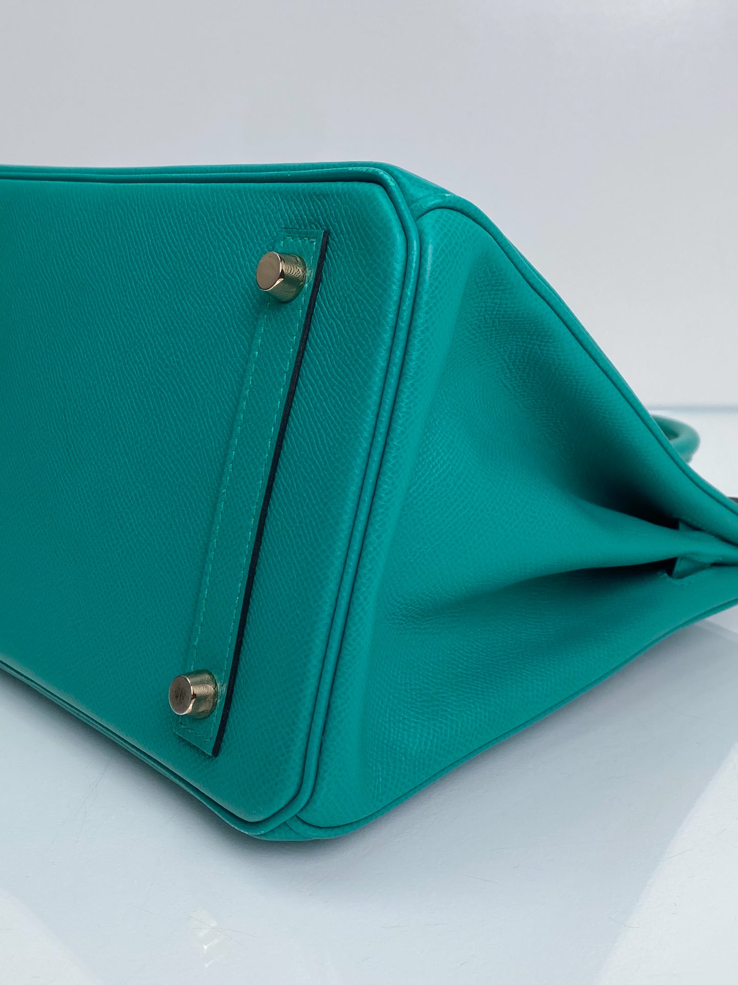 Hermes Birkin 30 Bleu Paon Epsom GHW #X