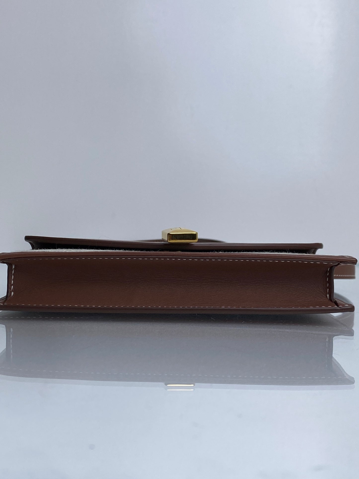 Loro Piana Cream Linen Extra Pochette Bag GHW
