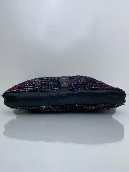 Chanel Black, Blue, & Red Tweed Girl Tote Bag RHW