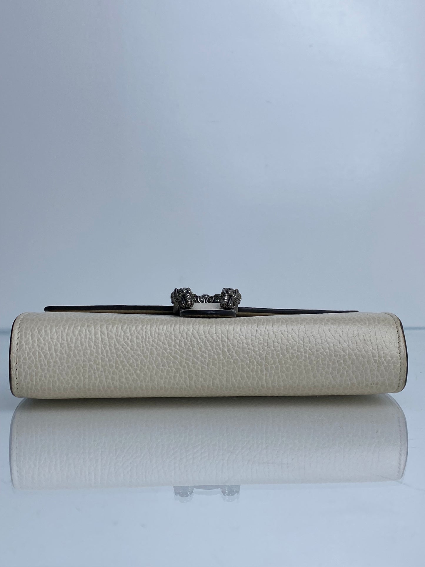 Gucci White Leather Dionysus WOC