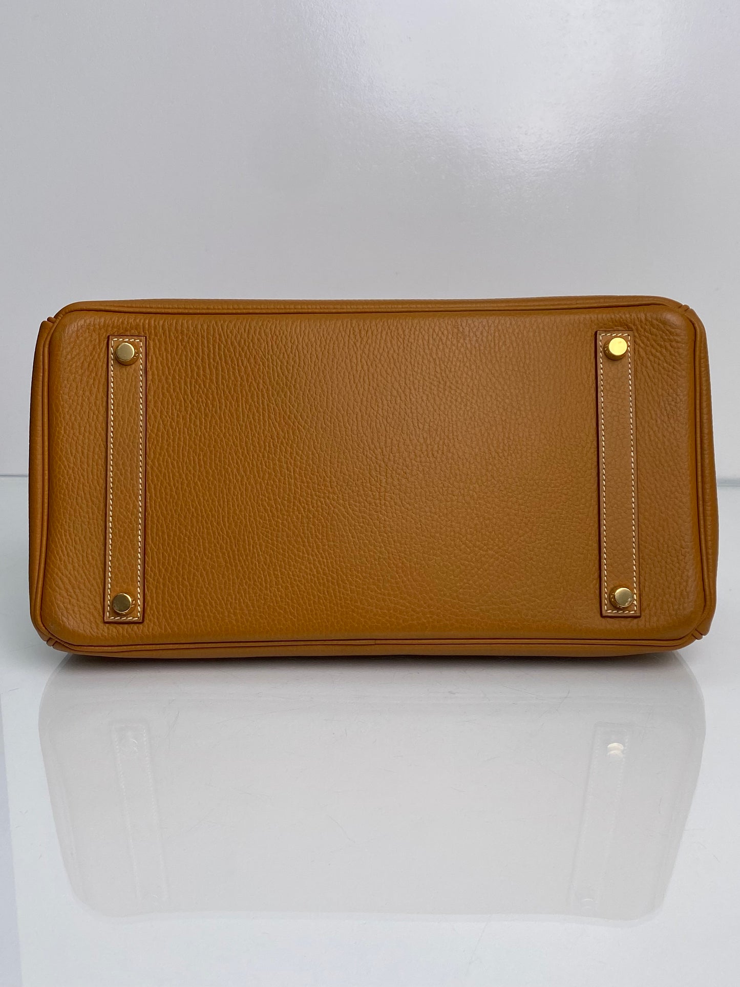 Hermes Birkin 35 Gold Ardennes GHW #B