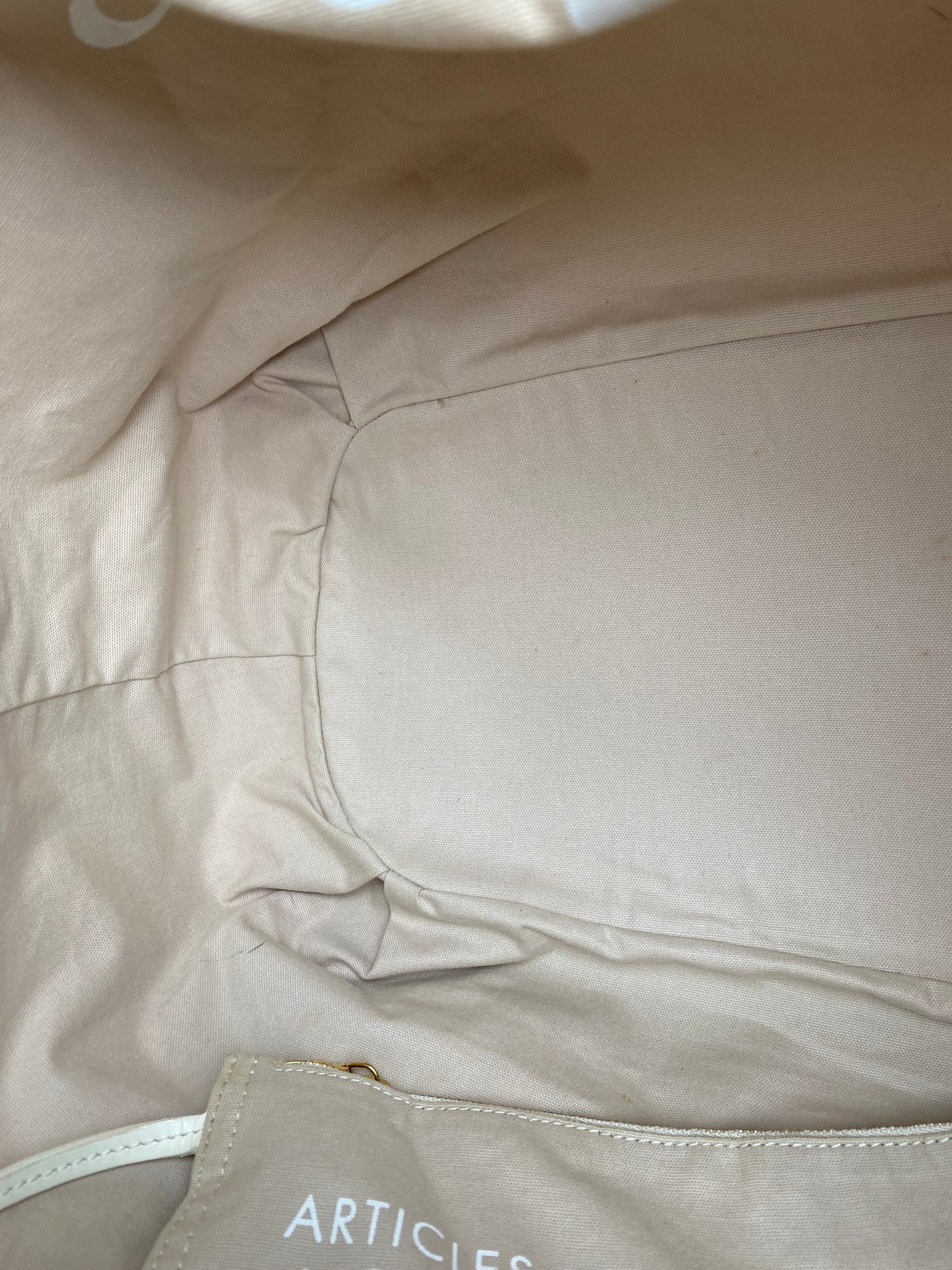 Louis Vuitton Tan & Cream Cabas Ipanema Monogram GM Tote Bag