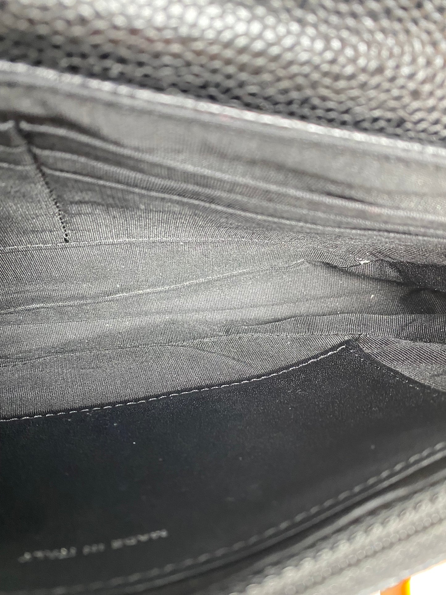 Chanel Black Caviar Half Moon WOC Bag SHW