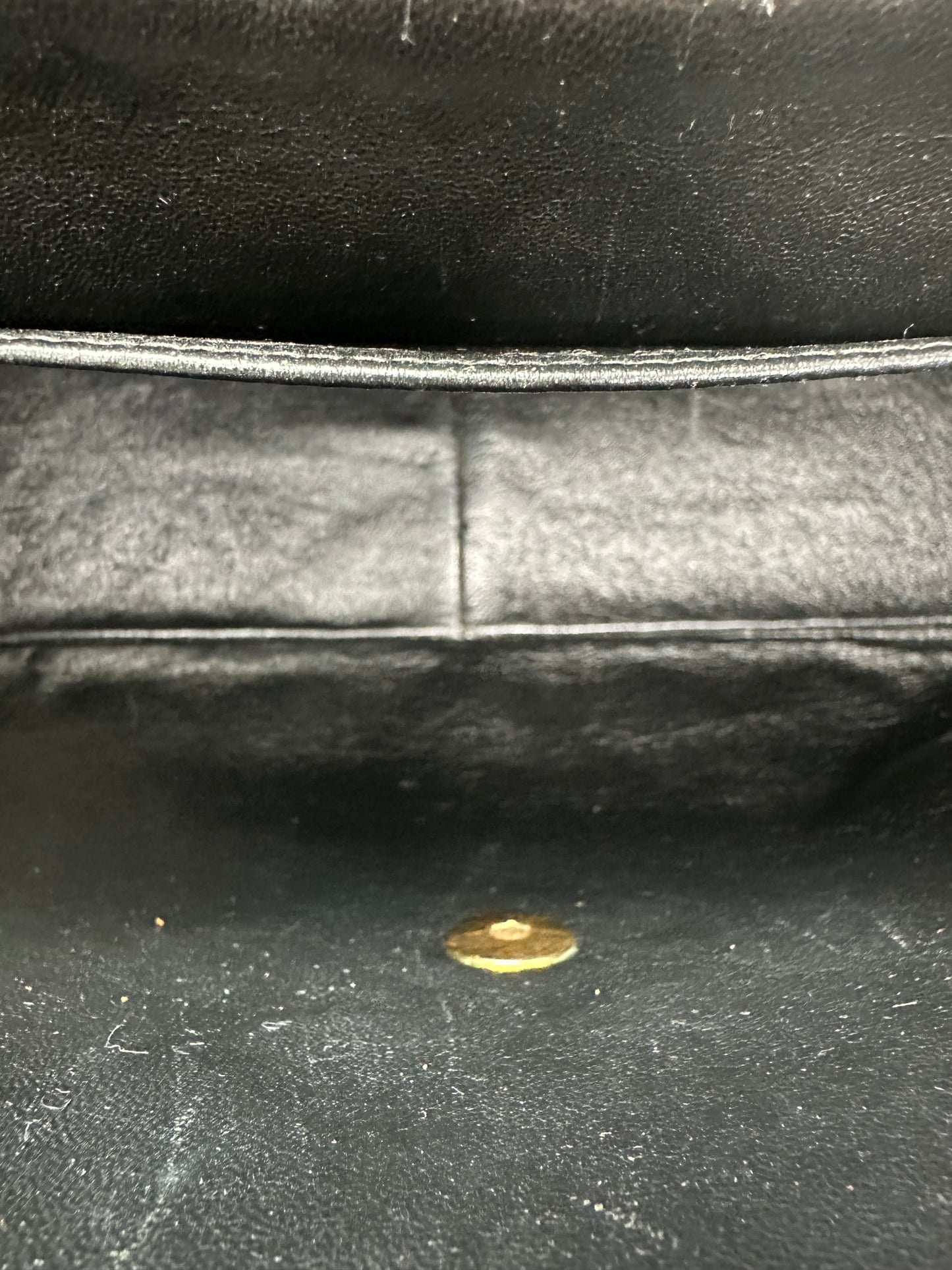 Chanel 1995 Black Canvas “Chanel” Single Flap Maxi Bag 24KGHW
