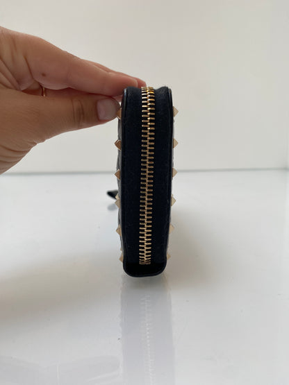 Valentino Studded Zippy Wallet