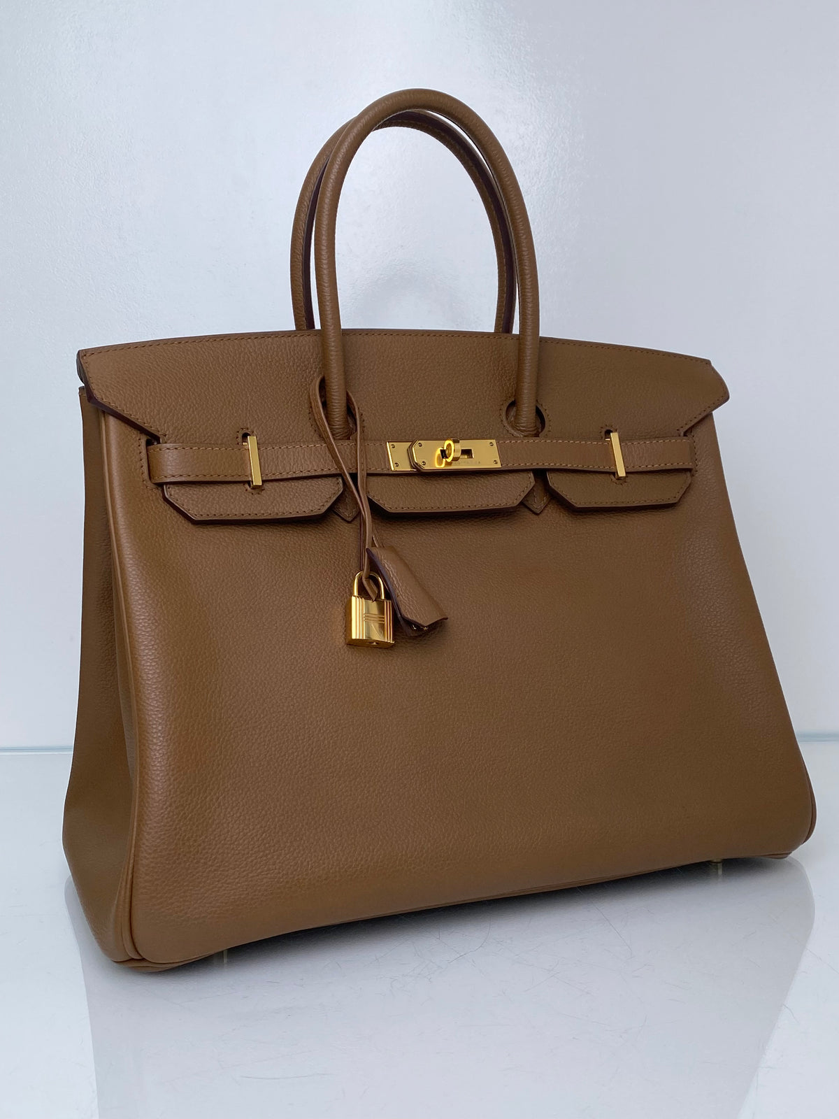 Hermes Birkin 35 Alezan Togo GHW #N