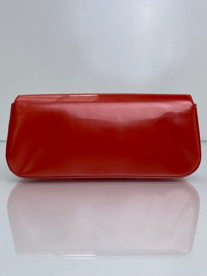 Louis Vuitton Orange Sobe Vernis Clutch GHW