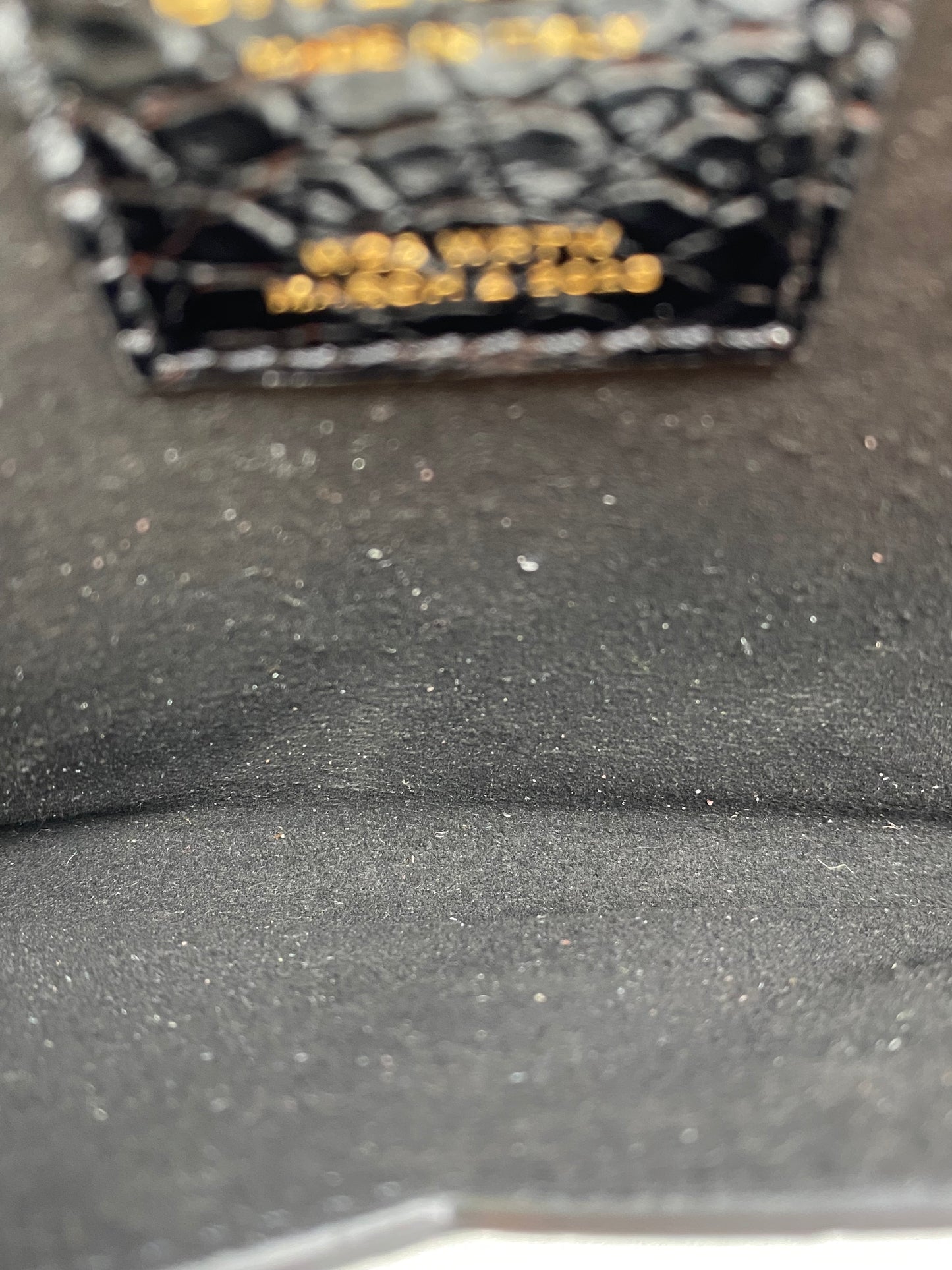 Givenchy Antigona Black Croc Embossed Mini Clutch