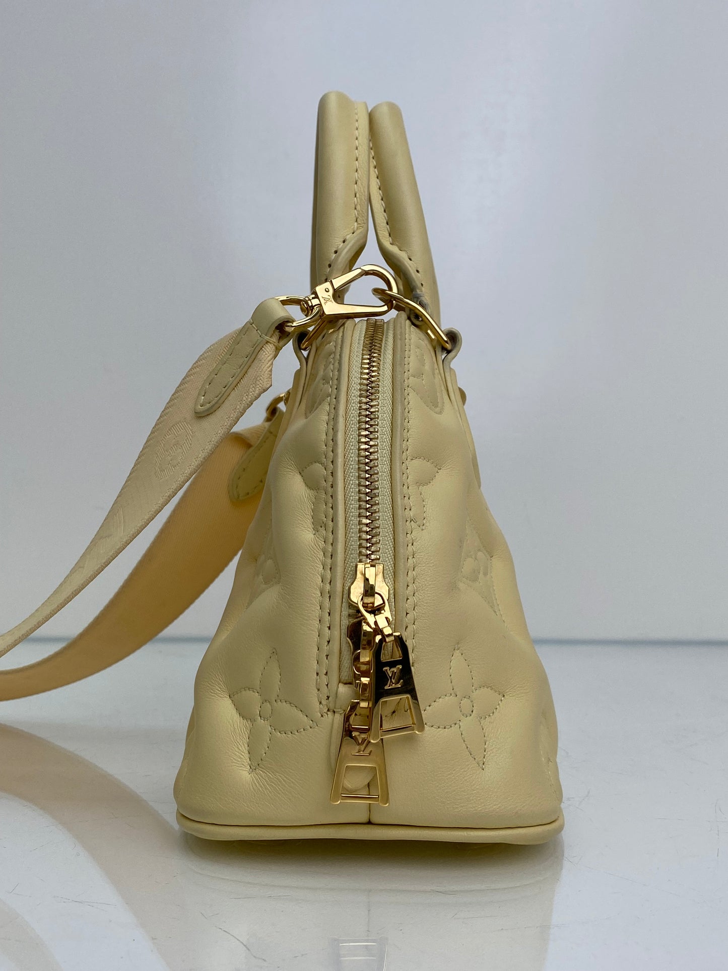 Louis Vuitton Yellow Bubblegram Alma BB Bag GHW