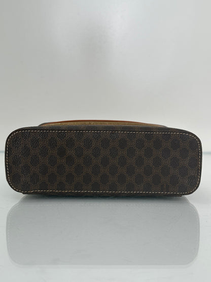 Celine Canvas Macadam East/West Vanity Bag GHW
