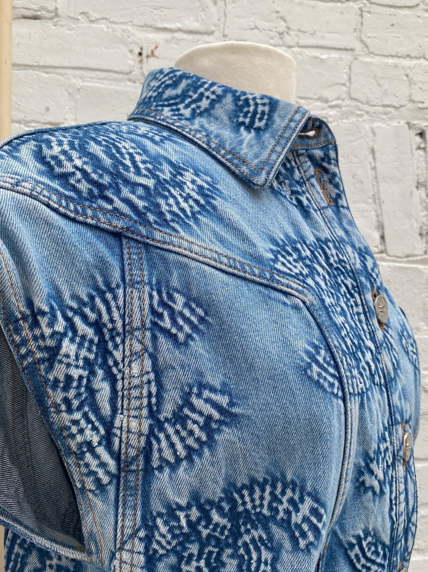 Chanel 24C Light Wash CC Vest, 36