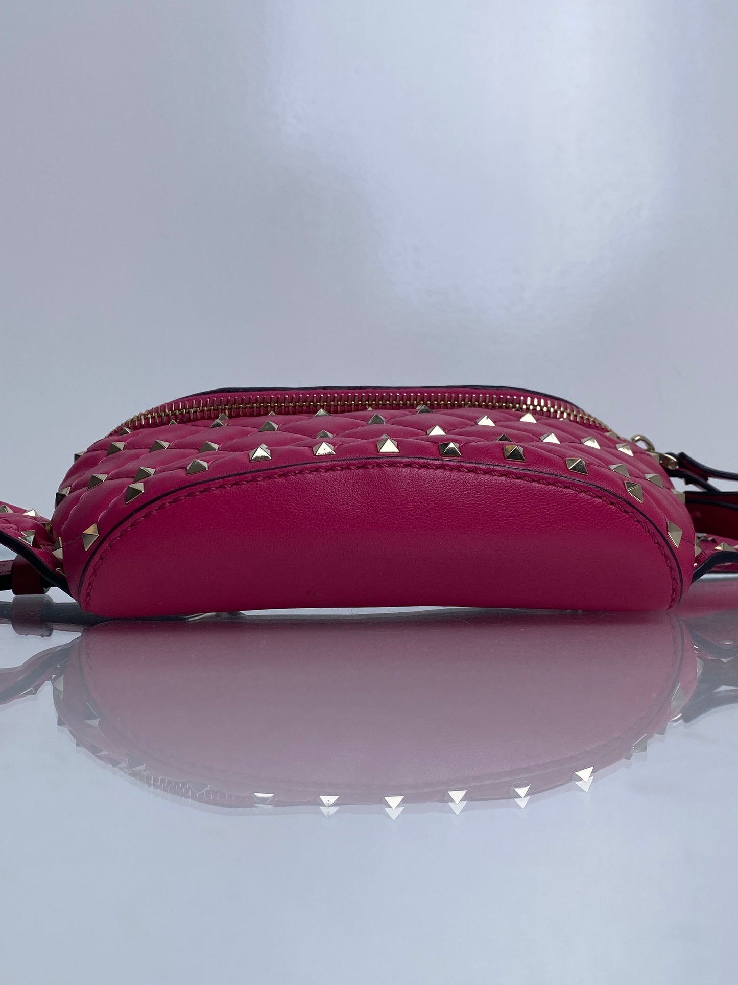 Valentino Pink Rockstud Bum Bag GHW, 85