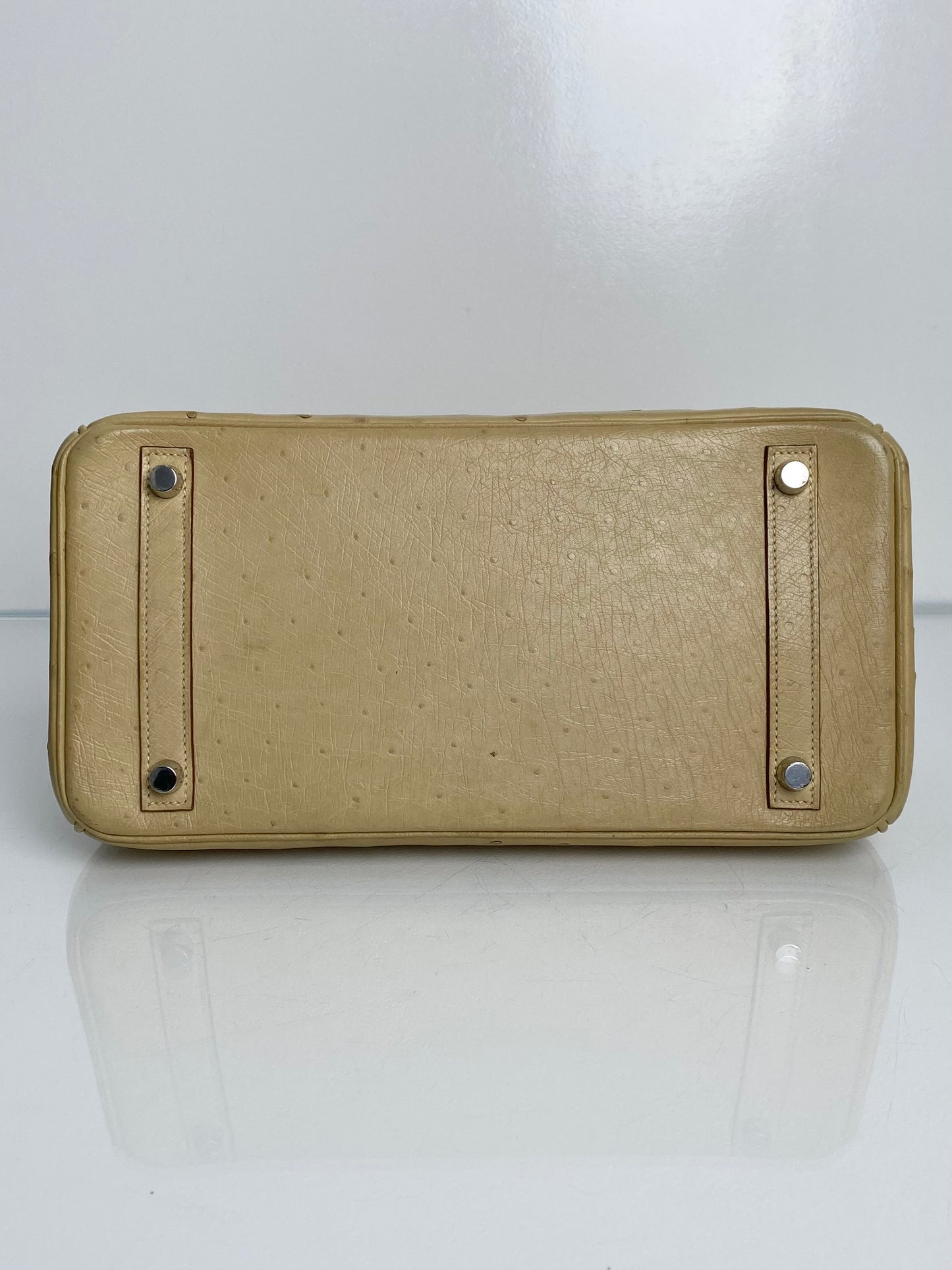 Hermes Birkin 30 Ostrich Parchemin PHW #O