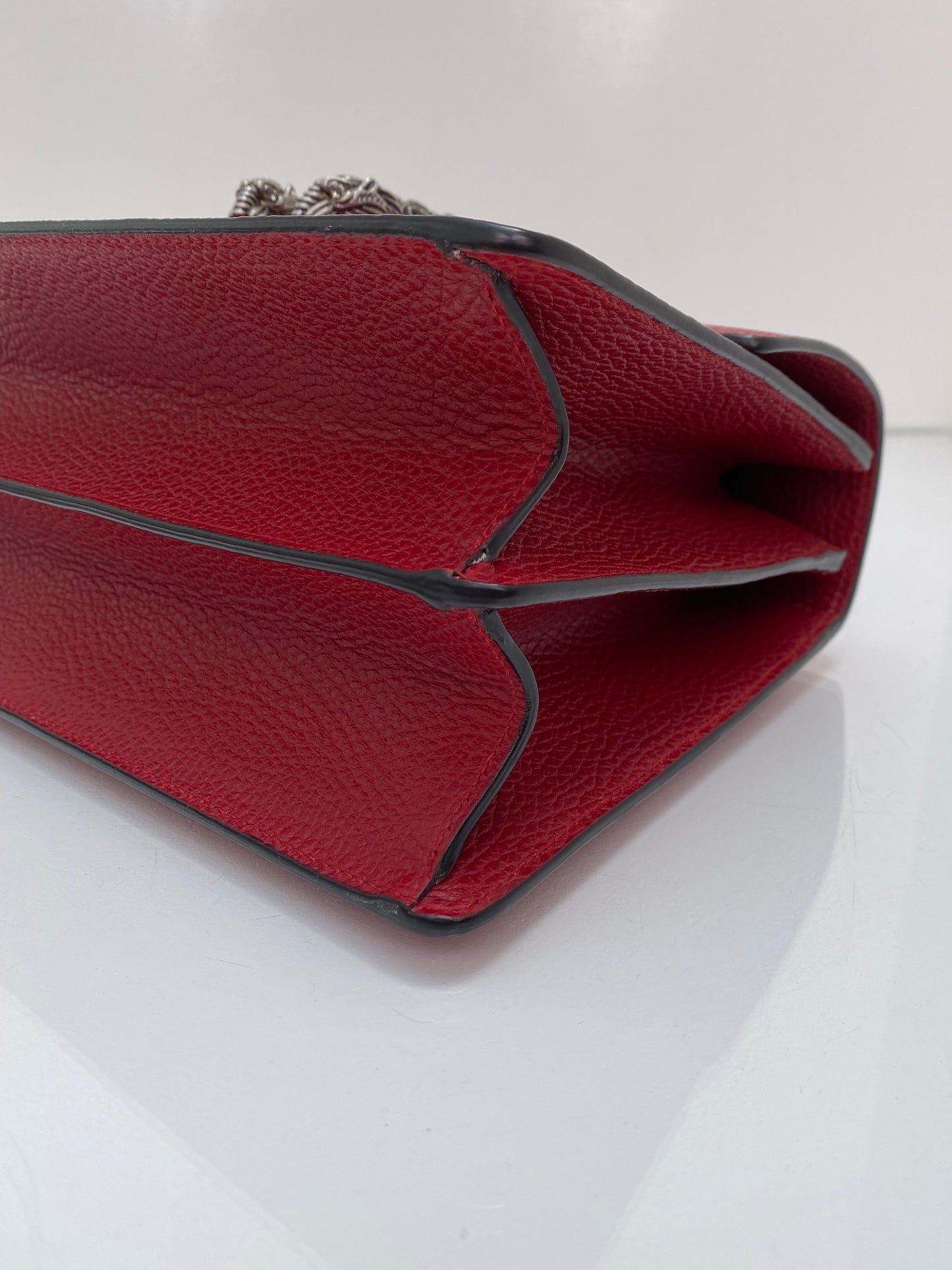 Gucci Red & Bamboo Top Handle Dionysus Bag