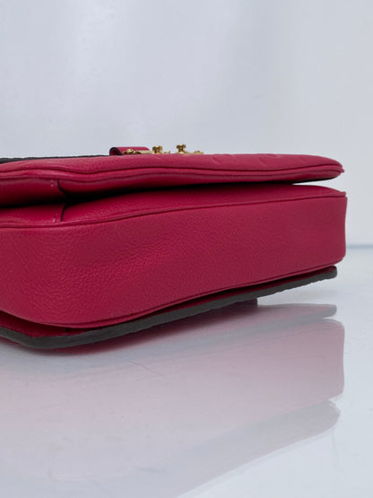 Louis Vuitton Pochette Motis Raspberry Empriente Bag GHW