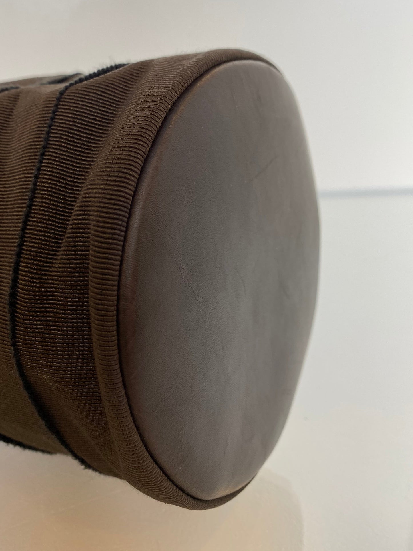 Ferragamo Vintage Brown Ribbon Bag