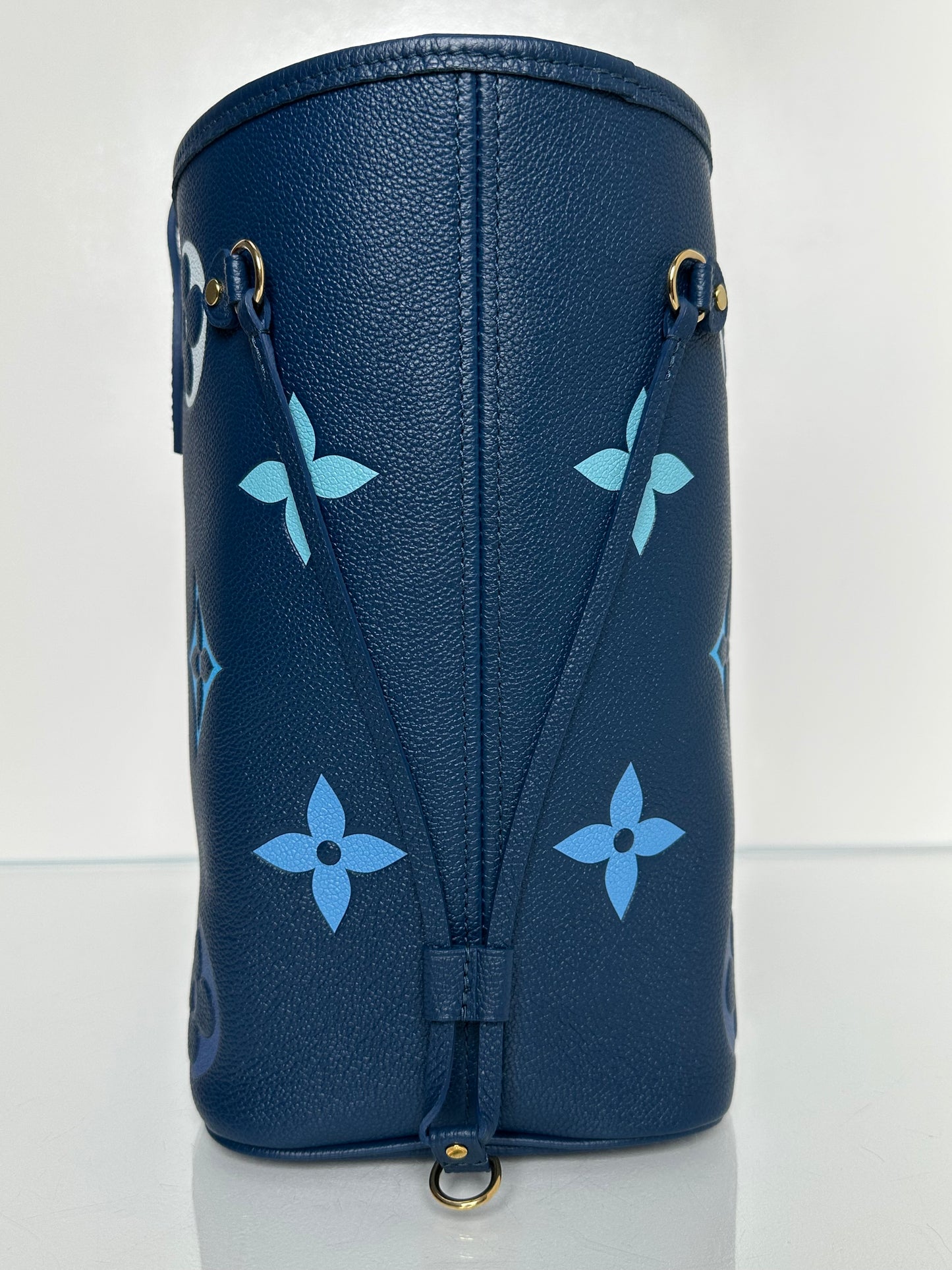 Louis Vuitton Blue Gradient Giant Monogram Escale Neverfull MM GHW