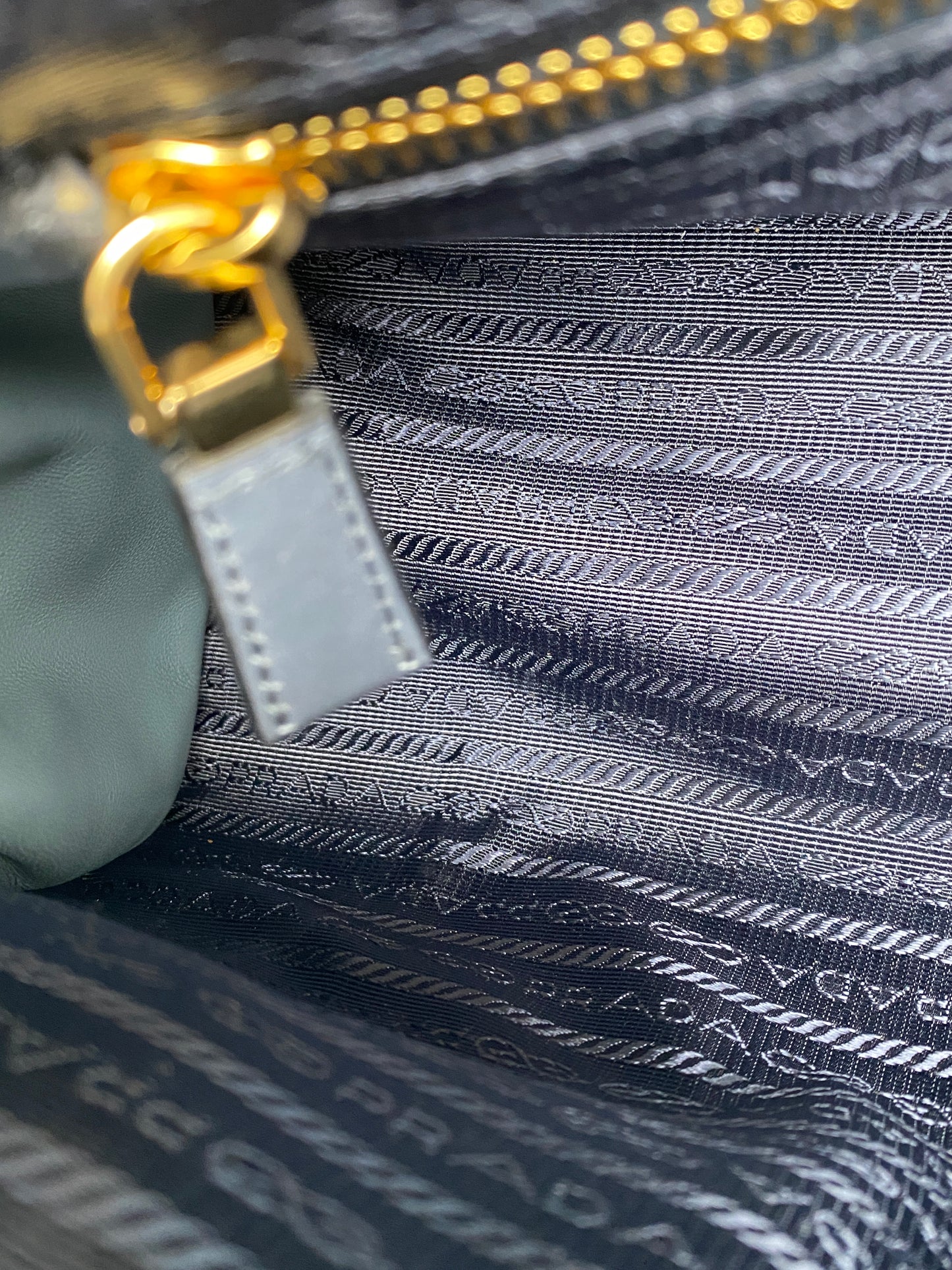 Prada Bonnie Medium Airfare Blue GHW