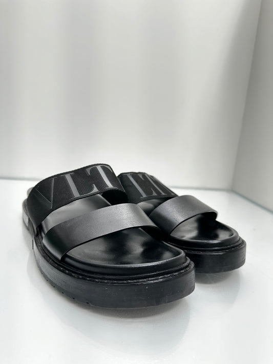 Valentino Black Sandals 46