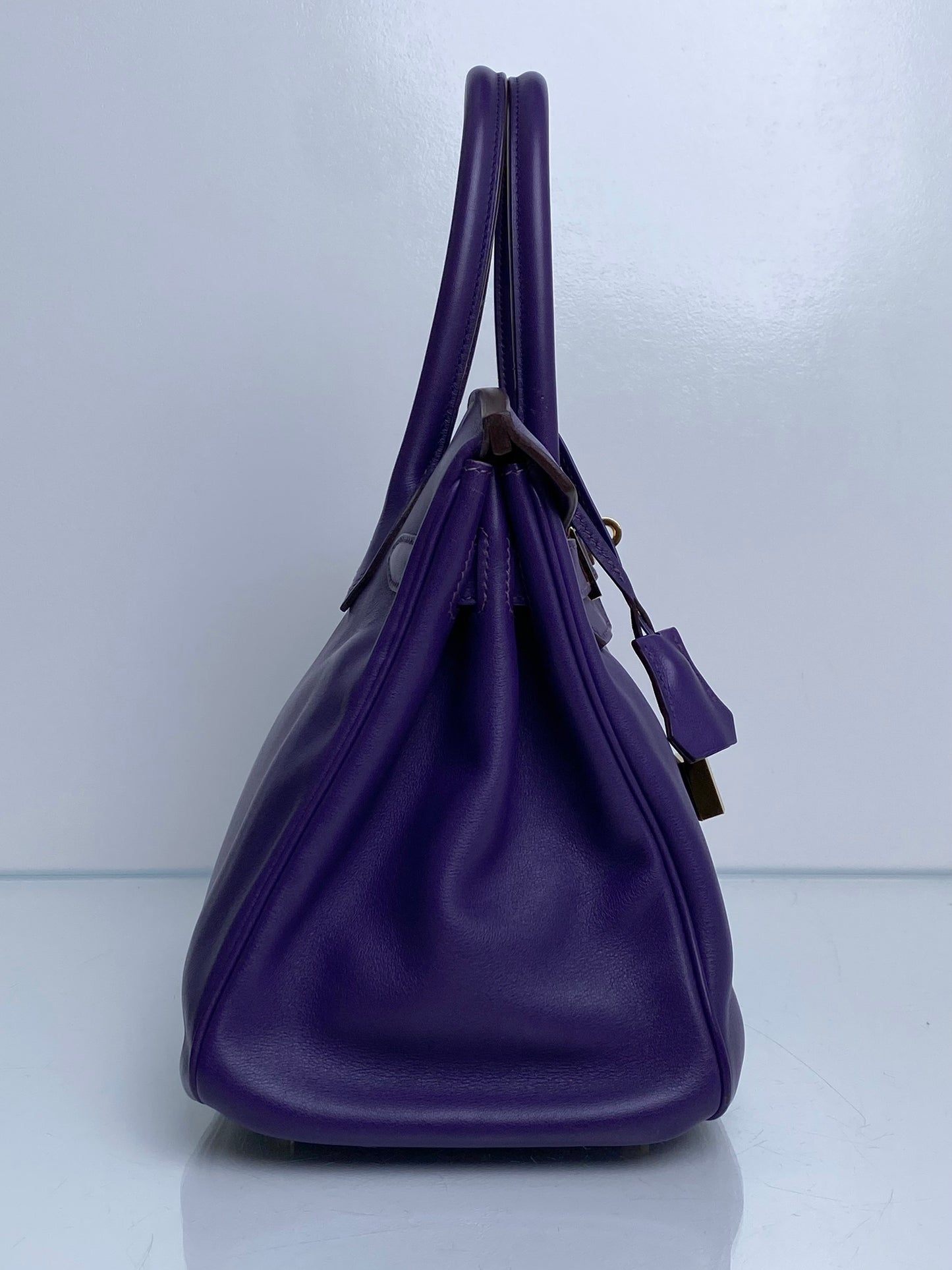 Hermes Birkin 30 Iris Swift GHW #N