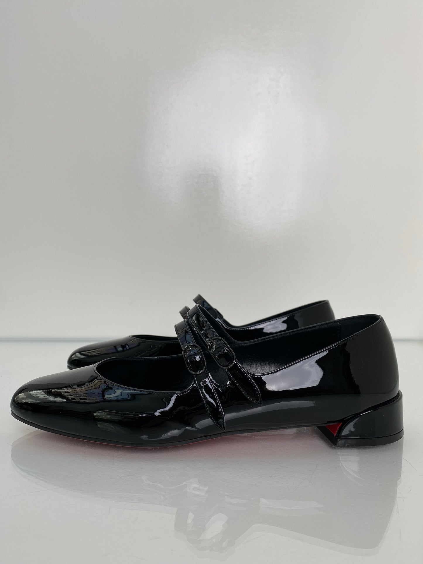 Christian Louboutin Black Sweet Jane Pumps, 40