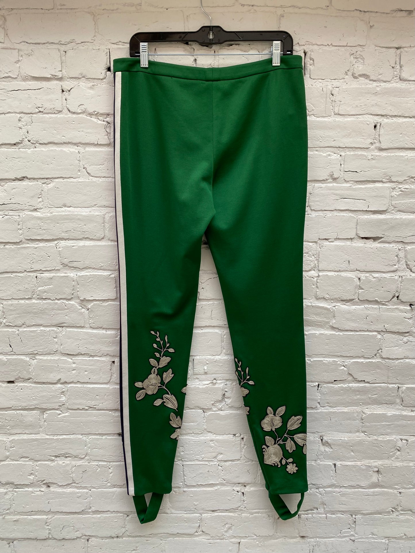 Gucci Green Embroidered Joggers, XL