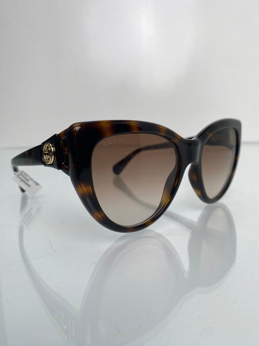 Gucci GG Logo Tortoise Sunglasses