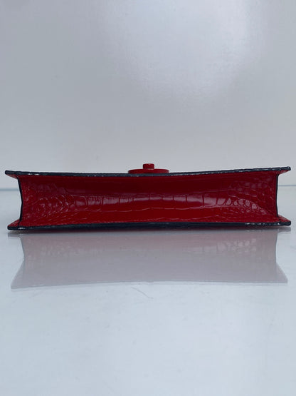 Christian Louboutin Red Elisa Baguette SHW