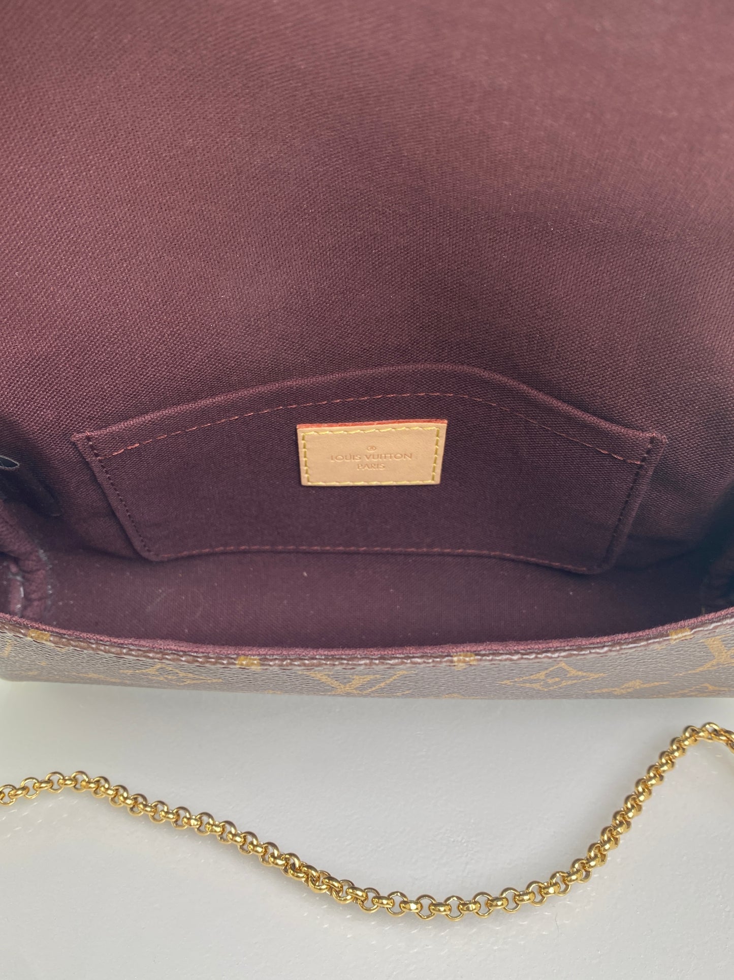 Louis Vuitton Monogram Canvas Favorite PM Crossbody Bag GHW