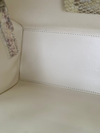 Givenchy Mini Antigona Lock Snakeskin Bag SHW
