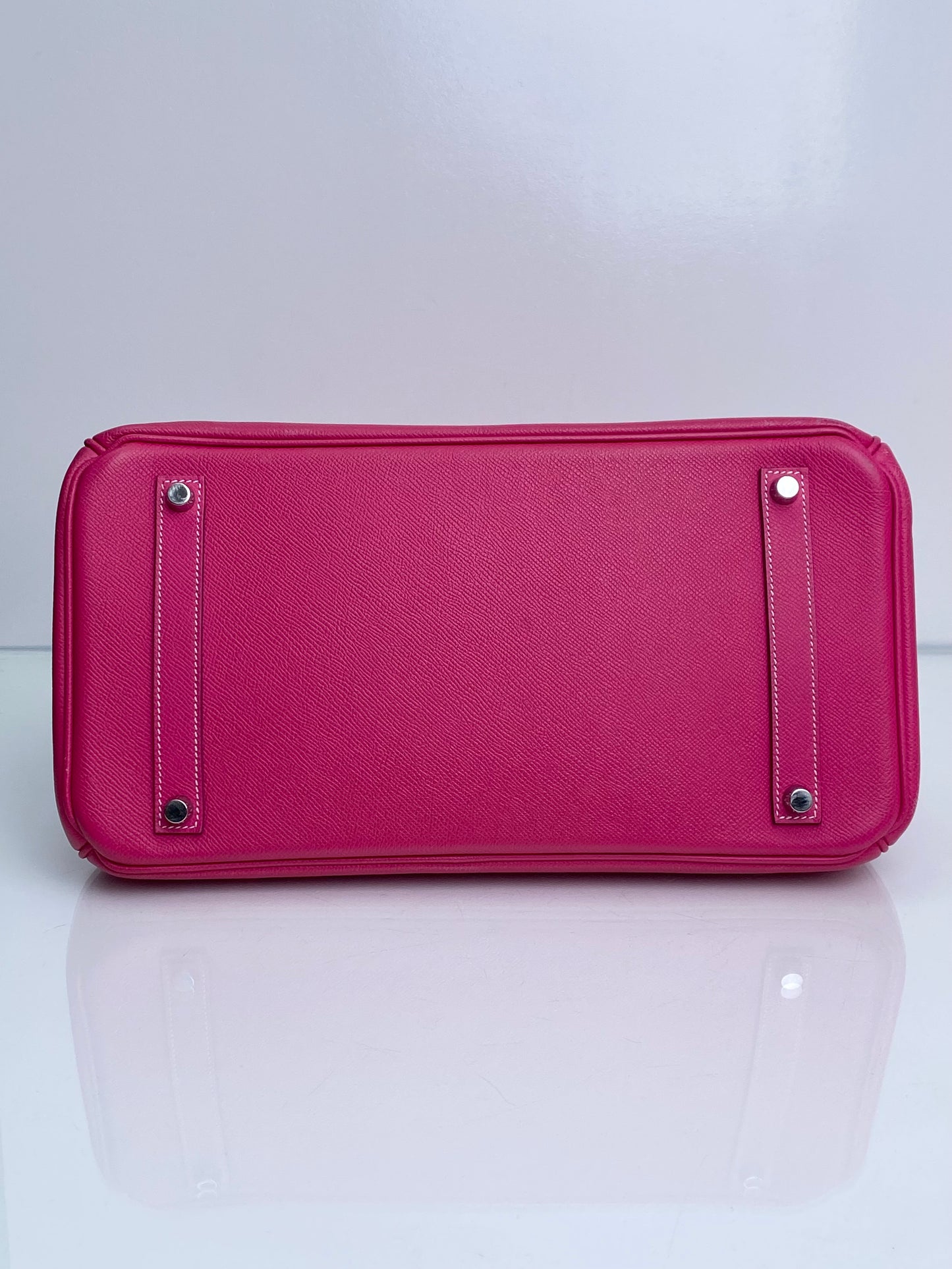 Hermes Birkin 35 Rose Tyrien Candy PHW #N