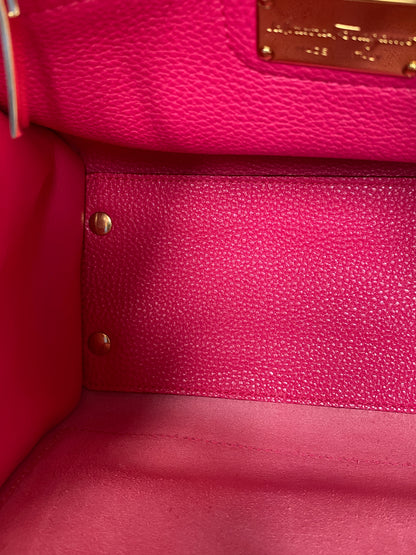 Salvatore Ferragamo Pink Small Crossbody Tote GHW