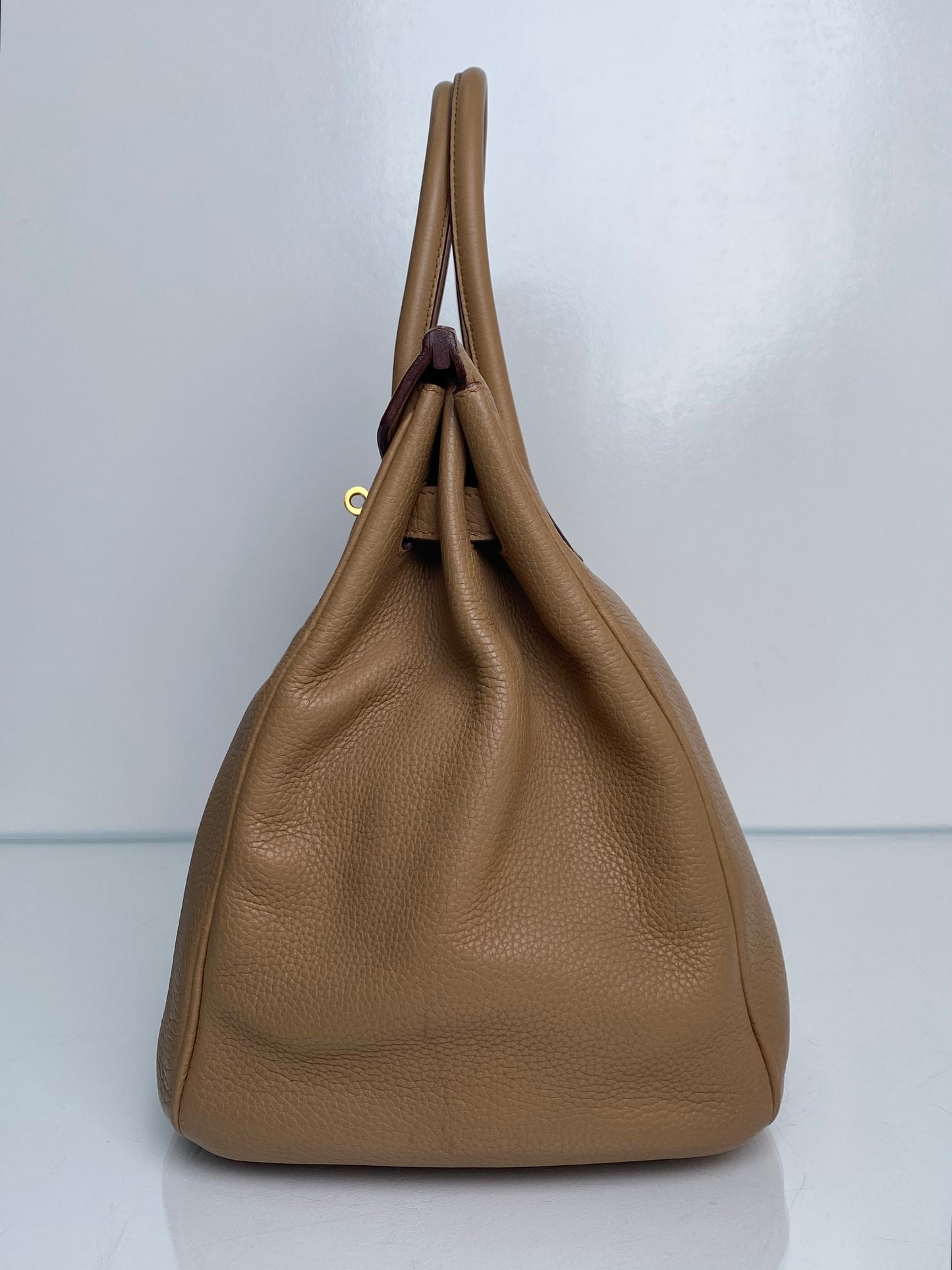 Hermes Birkin 35 Tabac Camel GHW #P