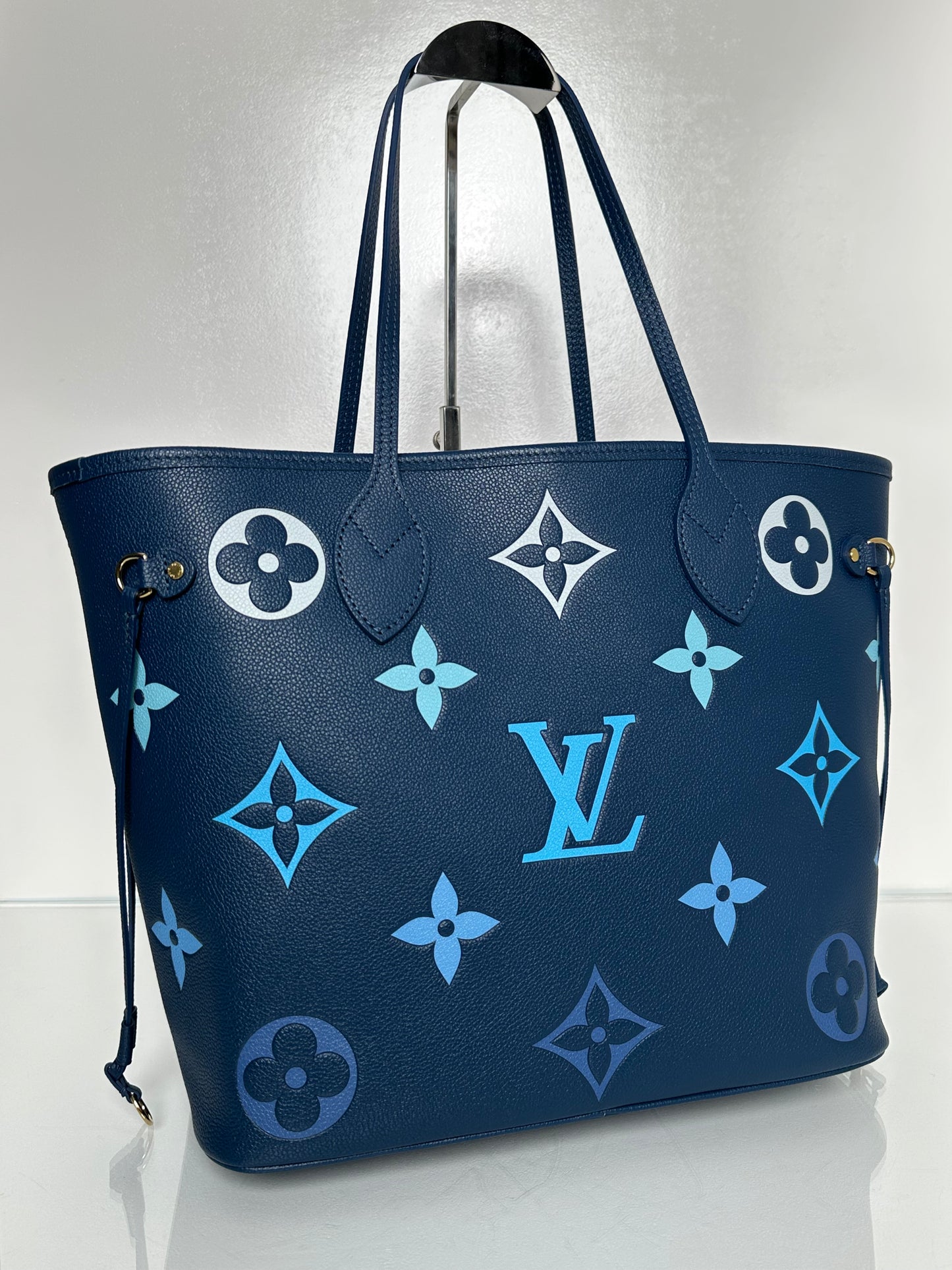 Louis Vuitton Blue Gradient Giant Monogram Escale Neverfull MM GHW