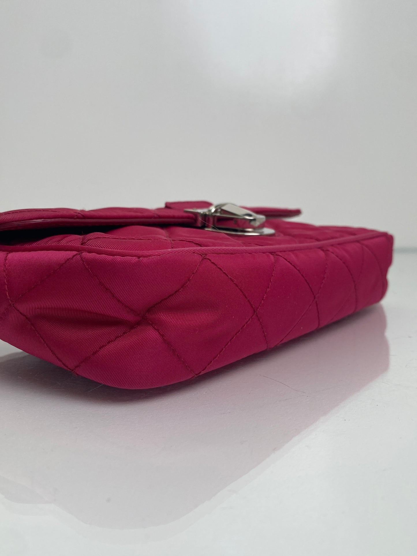 Prada Pink Tessuto Crossbody Bag SHW