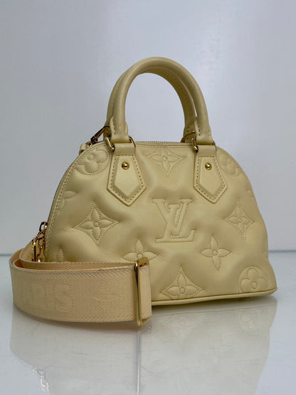 Louis Vuitton Yellow Bubblegram Alma BB Bag GHW