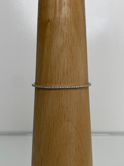 14KW 1.5ctw Dia Flex Bangle